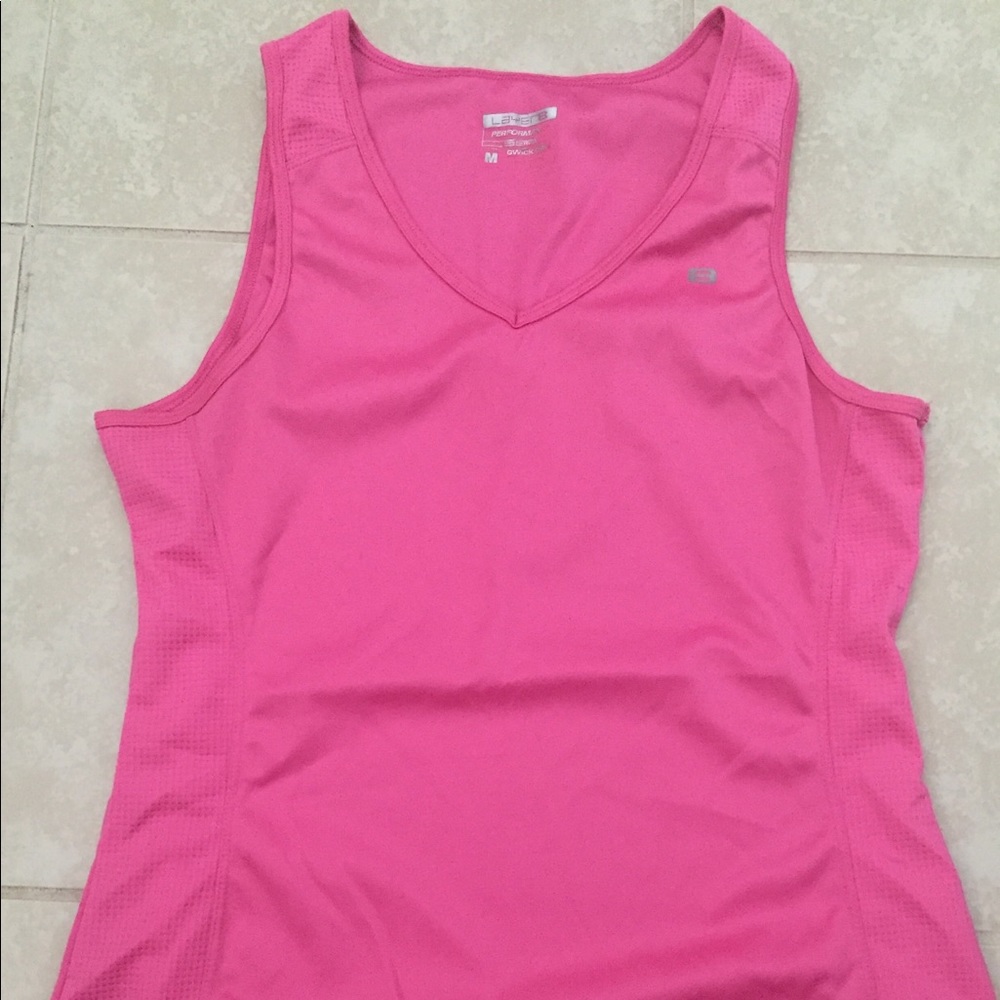 Loose-fitting Pink Tanktop